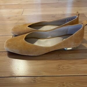 Franco Sarto Gold Heel Flat
